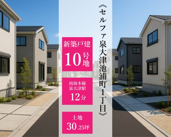 セルファ泉大津池浦町1丁目　10号地の画像