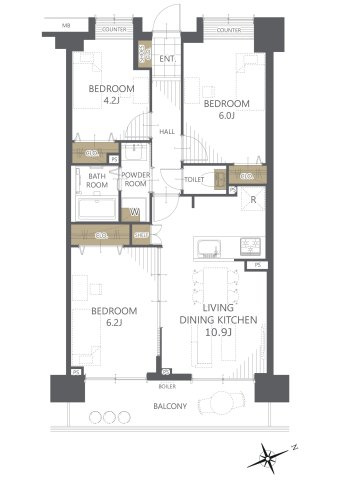 【間取り】ベルポート朝霞弍番館 