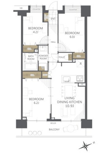 【間取り】ベルポート朝霞弍番館 