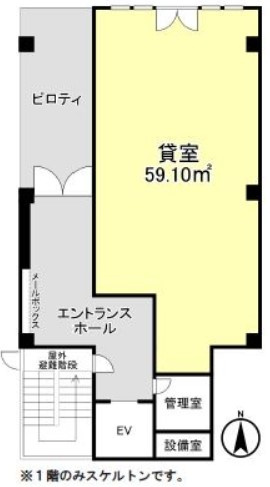 アストラーレ浄心アネックス【　1階路面店　】の間取り