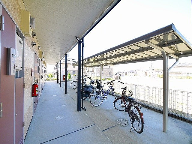 レオパレスグランディールのその他共用部分|自転車置き場です