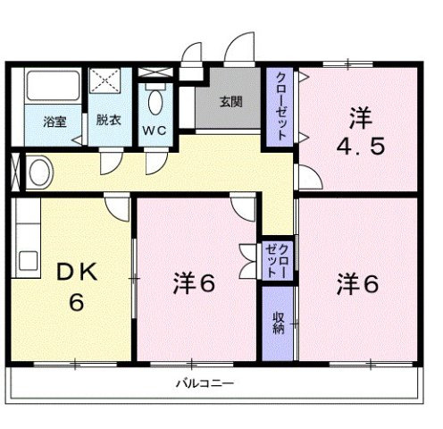 【間取り】 | ソルジェンテ金剛