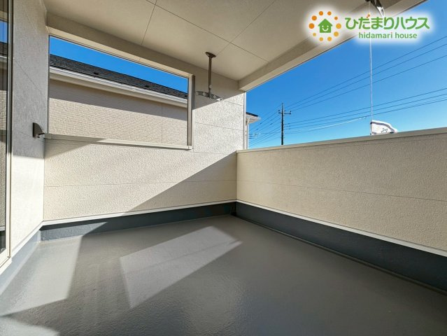 深谷市武蔵野第2　新築一戸建て　クレイドルガーデン　02のバルコニー