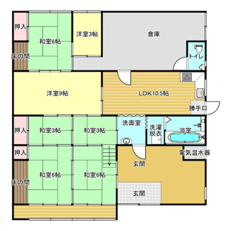 【間取り】 | 1階間取り