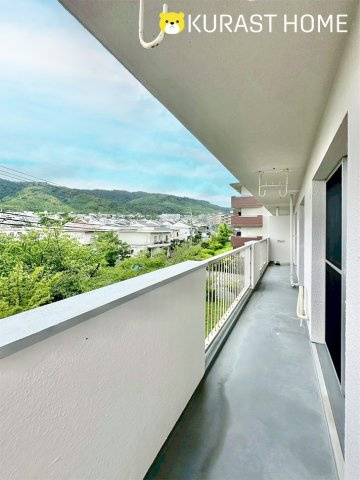 円明寺ヶ丘団地D棟　3階のバルコニー