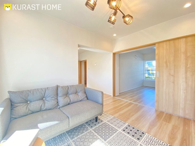 円明寺ヶ丘団地D棟　3階の居間・リビング