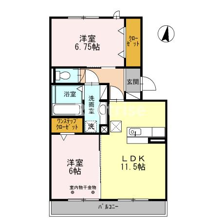 サンライズ末広の間取り