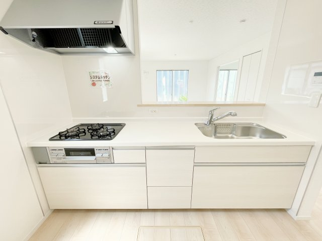 新築戸建・新築建売　桐生市境野町7丁目　制震装置「SAFE365」　境野小・境野中のキッチン