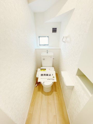 新築戸建・新築建売　桐生市境野町7丁目　制震装置「SAFE365」　境野小・境野中のトイレ