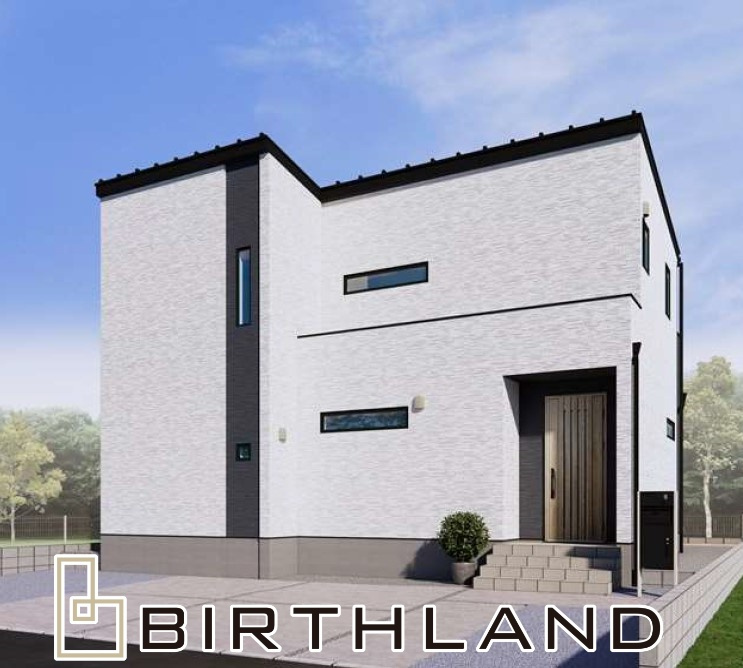 新築戸建・建売　太田市由良町　Kダンパー　全17区画の外観パース|■6号棟　完成予定図