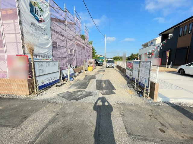 新築戸建・建売　太田第1新田市野井町　Livele Garden　全4棟の前面道路含む現地写真