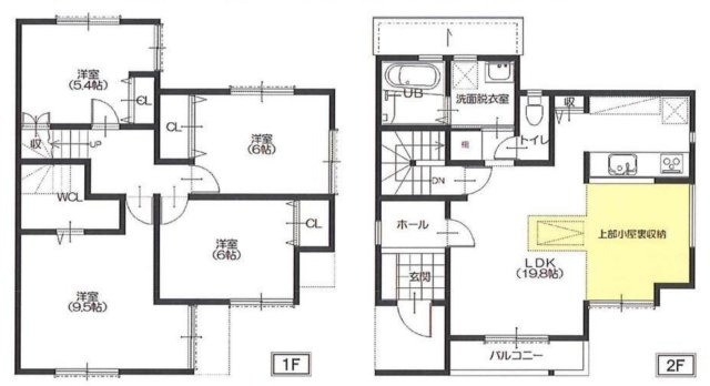 横浜市保土ケ谷区桜ケ丘1丁目 新築戸建て【仲介手数料無料】の間取り