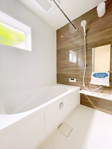 新築戸建・建売　熊谷市末広四丁目　熊谷東小・富士見中の浴室|浴室乾燥機付きで雨の日や花粉の時期でも室内干しができるので安心です！