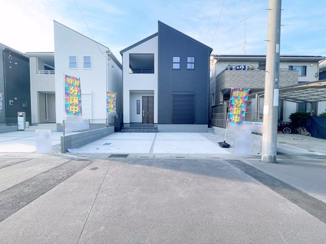 新築戸建・新築建売　熊谷市末広四丁目　熊谷東小・富士見中の前面道路含む現地写真|前面道路が6mあります！