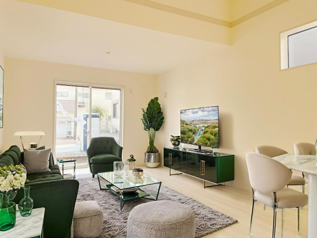 新築戸建・建売　行田持田4丁目　Livele Garden　全1棟の外観|画像はAI加工による演出で、実際の家具は付きません。