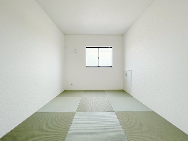 新築戸建・建売　上里町勅使河原第17　Cradle Garden　全7棟の和室|小さなお子様が床に座って遊べる和室！フローリングの硬い床とは違うので安心ですね♪