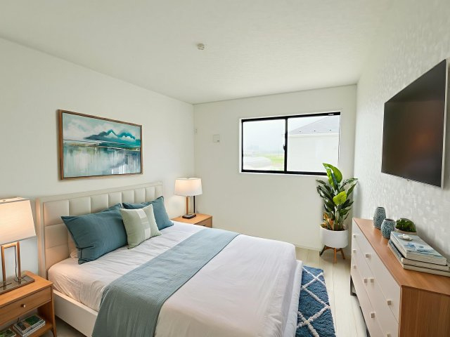 新築戸建・建売　上里町勅使河原第17　Cradle Garden　全7棟の洋室|画像はAI加工による演出で、実際の家具は付きません。