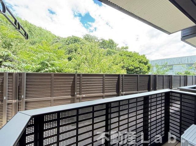 レアール・パレストのバルコニー