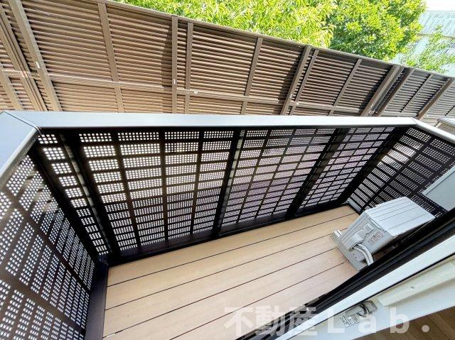 レアール・パレストのバルコニー