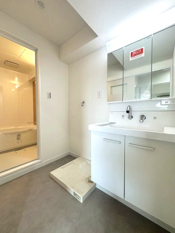 ライオンズマンション高針台の洗面所|コンパクトで使いやすい洗面所