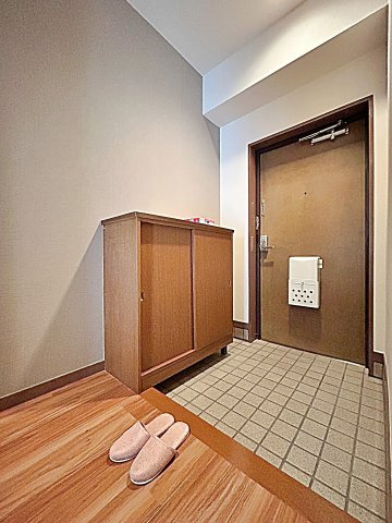 レジデンス社が丘の玄関|玄関です
