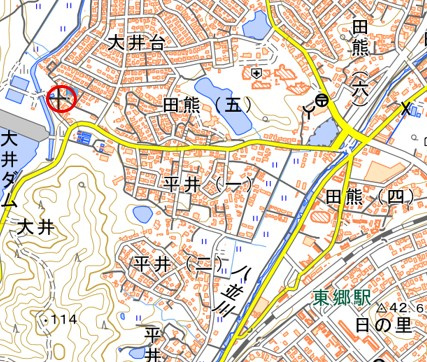 宗像市　1棟アパートの地図