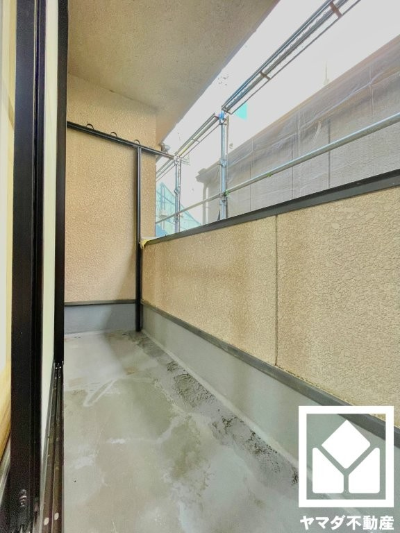 宇治市槇島町一ノ坪のバルコニー