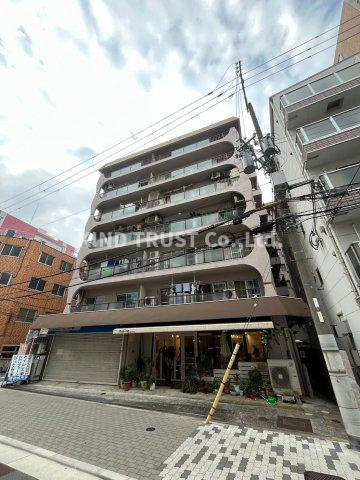 与力町スカイハイツの外観|外はこのようになっています