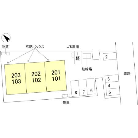 アデルの区画図