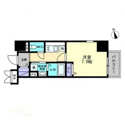 【間取り】 | アルファレガロ大橋 | 現況優先。