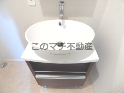 【独立洗面台】 | クレッシェンド清水 | ※別号室の写真になります。現況優先。
