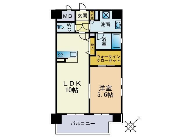 【間取り】 | プルメリア高砂 | 現況優先。