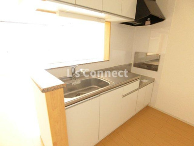 【キッチン】 | ティアラコート | ２口ガスコンロ設置可能な対面キッチン。