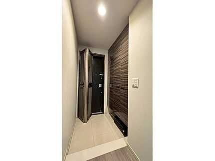 ライオンズ住吉橋リバーフォートの玄関