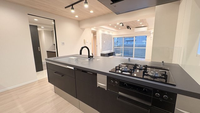 【キッチン】 | ★仲介手数料無料★コープ高輪（南・西・北向き　三方角住戸　陽当たり・通風・眺望良好）