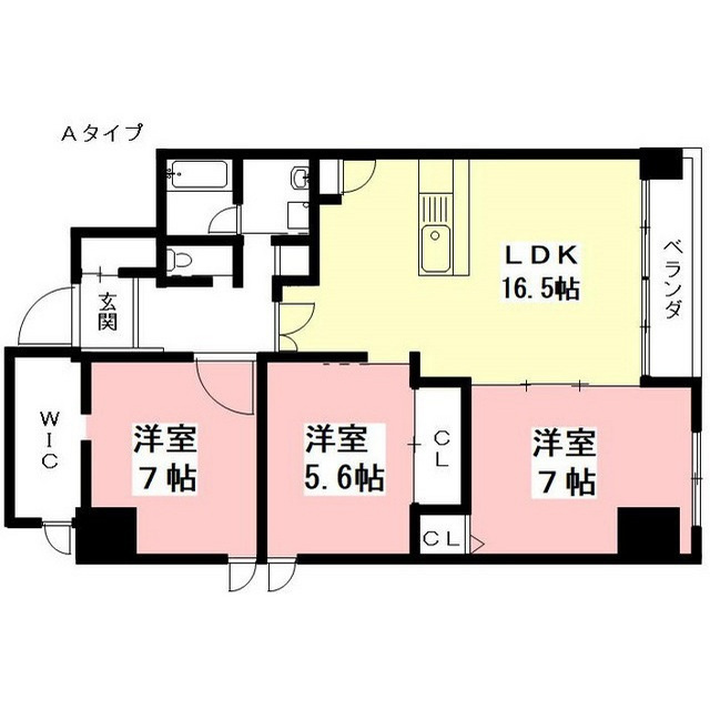 Ｔhe　residence　M・KANOUの間取り
