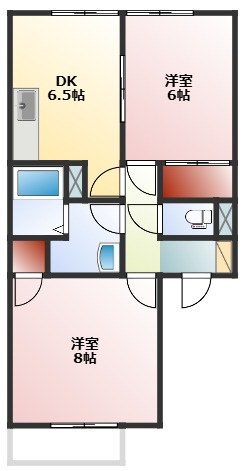 レピュートKの間取り