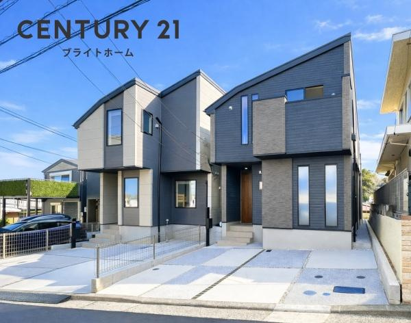 横浜市中区本牧満坂の新築一戸建の外観|同仕様物件もご案内をさせて頂きます。
お車でご自宅まで送迎承ります。