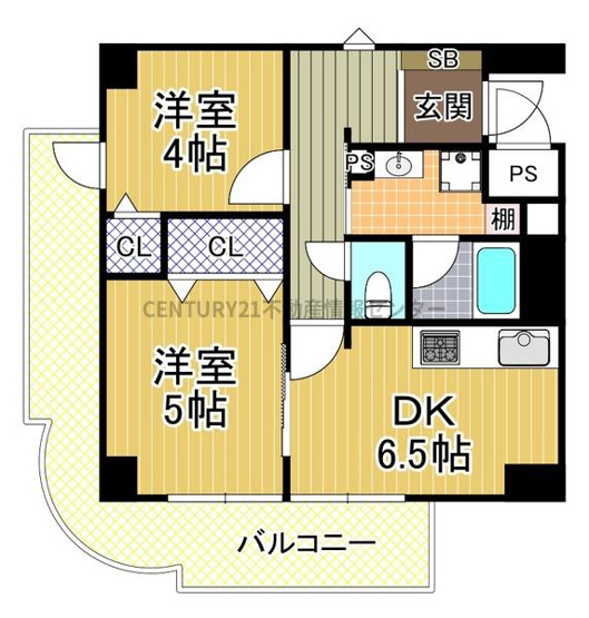 【間取り】 | ライオンズマンション大正橋公園 | リフォーム済（令和７年６月実施）
