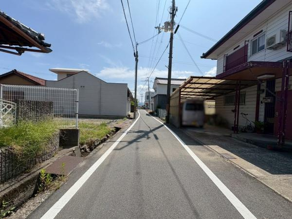 紀の川市南中　土地の前面道路含む現地写真