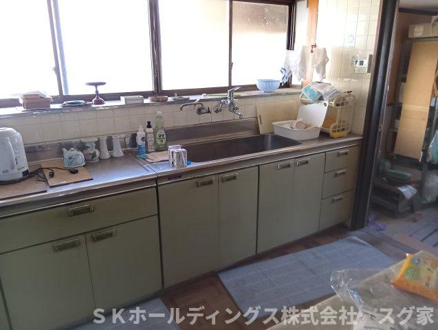 綾部市中山町古民家のキッチン