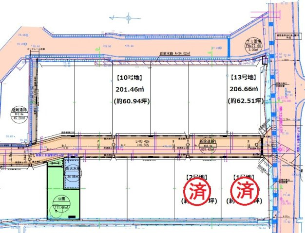 菊陽町久保田の土地図