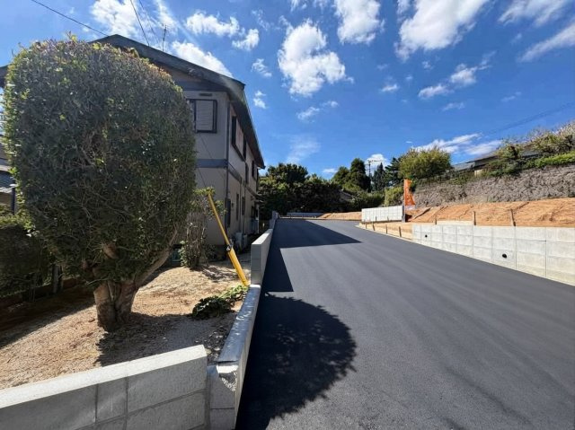 石崎三丁目の前面道路含む現地写真|現地（2026年10月2日）撮影
