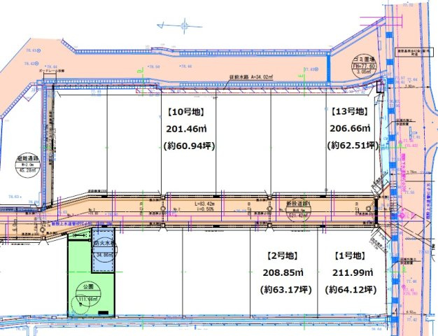 菊陽町久保田の土地図