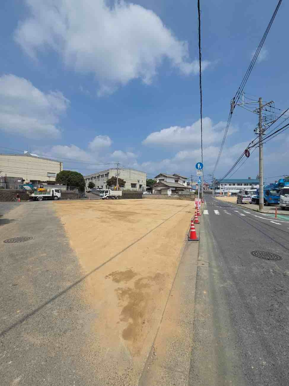 則松三丁目（2期）の外観|現地（2025年7月4日）撮影
すぐに建築可能！整地済みのきれいな土地です