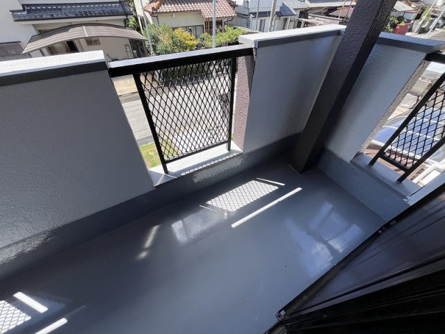 丹波篠山市京町　戸建のバルコニー|バルコニーからの眺めを楽しみながら食事をしませんか