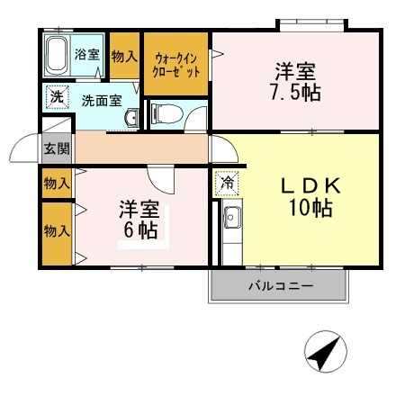 サンシルフィー　Cの区画図