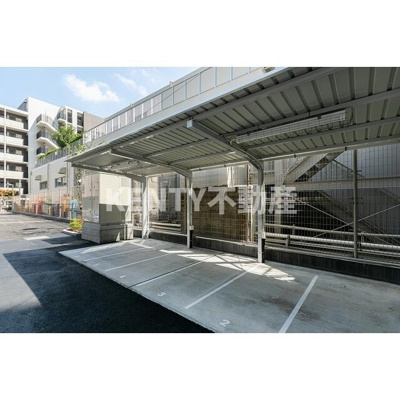 【その他共用部分】 | ザ・パークハビオ大森町 | バイク置場2025年4月撮影