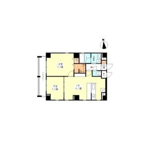 台東区東上野１丁目の賃貸マンションの間取り
