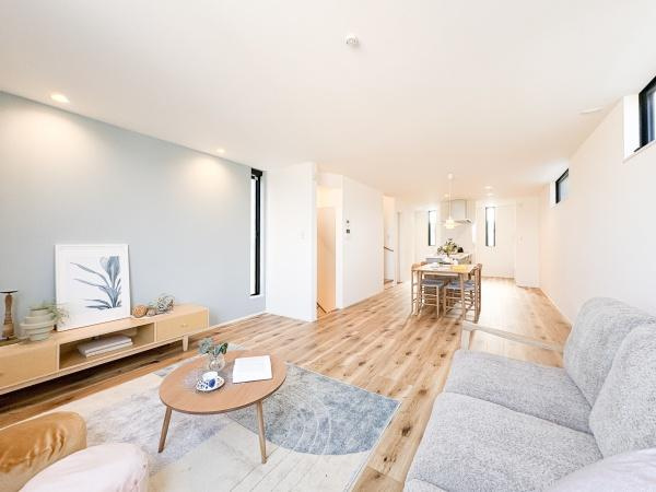 大在浜　新築の居間・リビング|※内観パースは、イメージです。